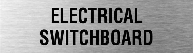 Electrical Switchboard Sign 400x110mm SSS
