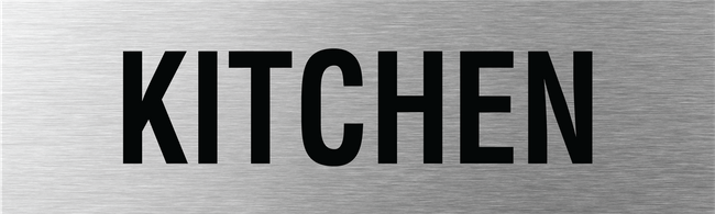 Kitchen Sign 200x60mm SSS