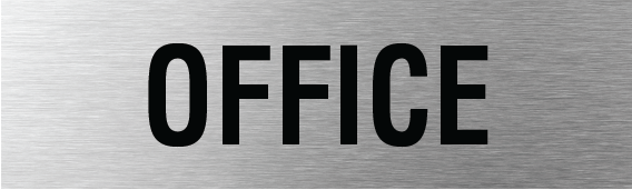 Office Sign 200x60mm SSS