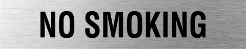 L4011 No Smoking Sign 300x60mm SSS