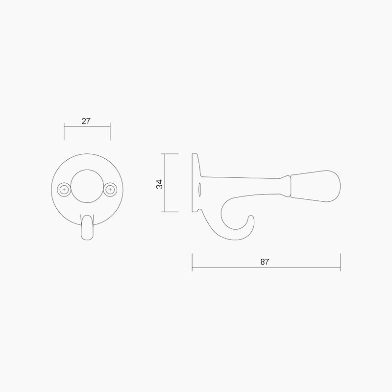 P0806 Robe Hook