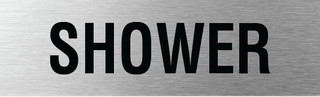 Shower Sign 200x60mm SSS