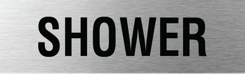 L2004 Shower Sign 200x60mm SSS
