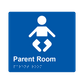L1008 Parent Room Braille Sign 200x180mm