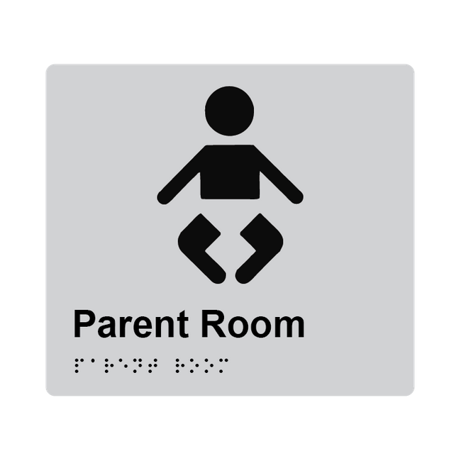 L1008 Parent Room Braille Sign 200x180mm