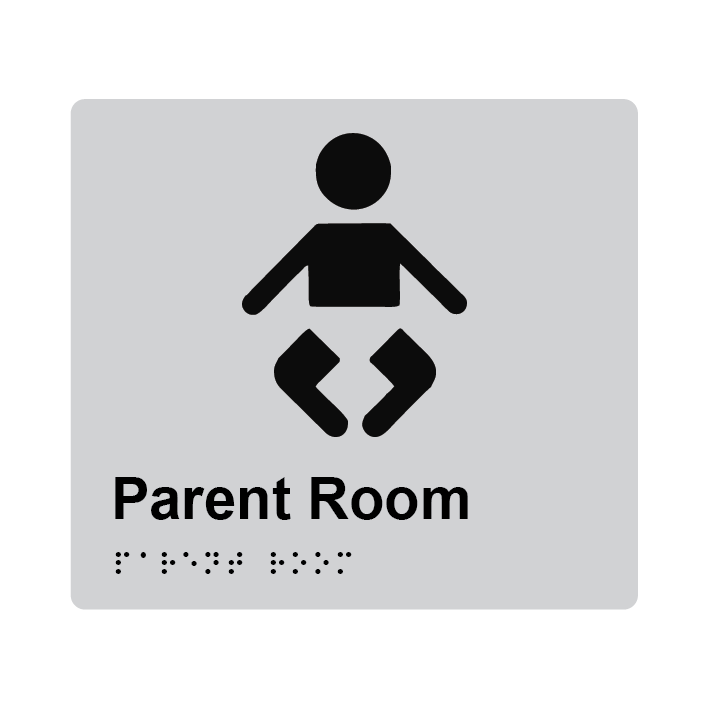 L1008 Parent Room Braille Sign 200x180mm
