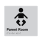 L1008 Parent Room Braille Sign 200x180mm