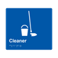 L1069 Cleaner Braille Sign 200x180mm