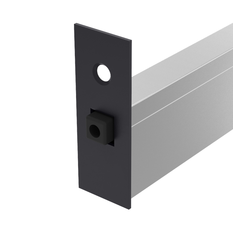 F8000 IS8010si Medium Duty Automatic Door Bottom Seal BLK