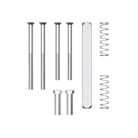 B0100 Round Rose Furniture Accessory Screw Pack(through spindle)