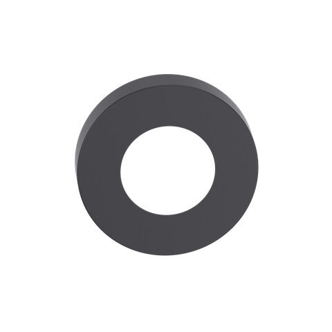 Round Escutcheon 63mm Cover BLK