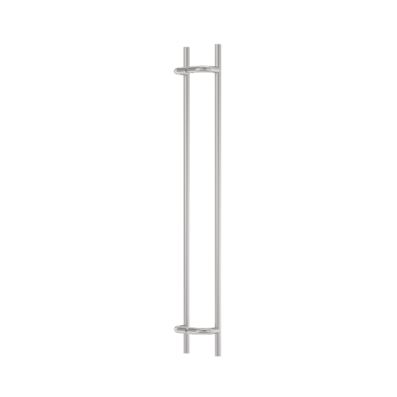 C0907 Slimline Round Section Offset H-Pull Handle