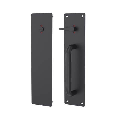 Push/Pull DDA Privacy Set 300x75mm BLK