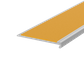 G1400-3000 Slimline Aluminium Stair Nosing with Non Slip Infill