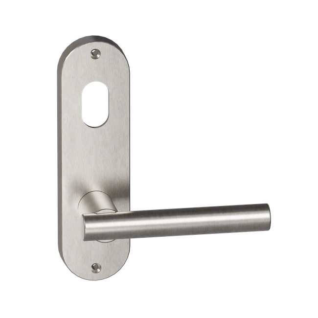 B7212 Oval Plate Lever #12 Cylinder/Visible
