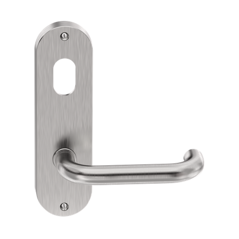 B7210 Oval Plate Lever #10 Cylinder/Visible