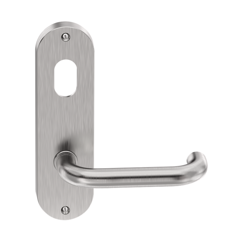 B7210 Oval Plate Lever #10 Cylinder/Visible