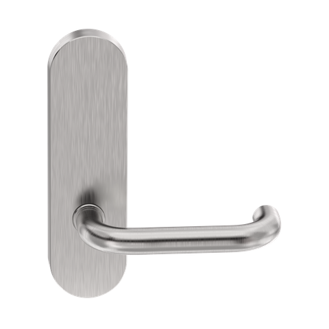 B7510 Oval Plate Lever #10 Plain/Concealed