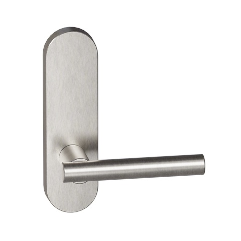 B7512 Oval Plate Lever #12 Plain/Concealed