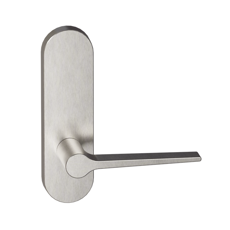 B7514 Oval Plate Lever #14 Plain/Concealed