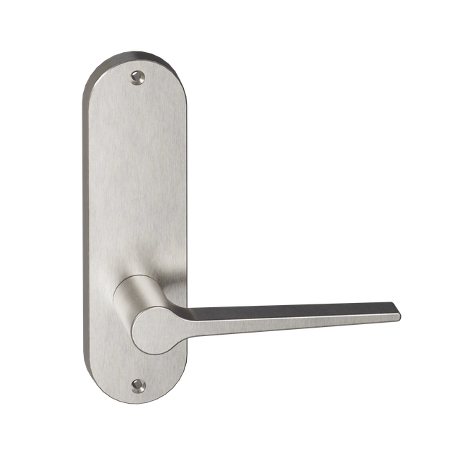 B7614 Oval Plate Lever #14 Plain/Visible