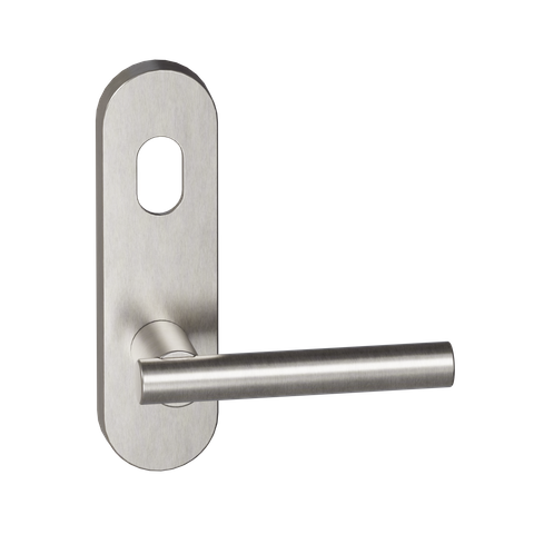 B7112 Oval Plate Lever #12 Cylinder/Concealed