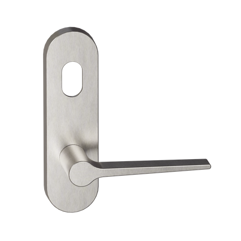 B7114 Oval Plate Lever #14 Cylinder/Concealed