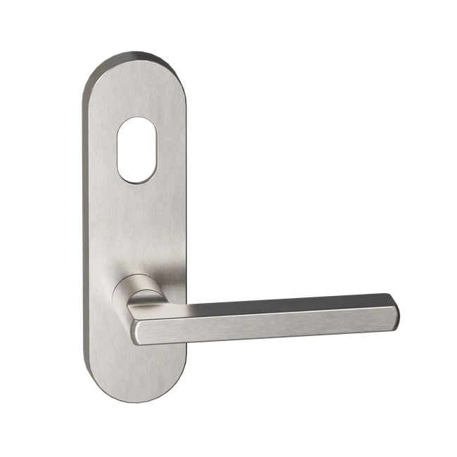 B7133 Oval Plate Lever #33 Cylinder/Concealed