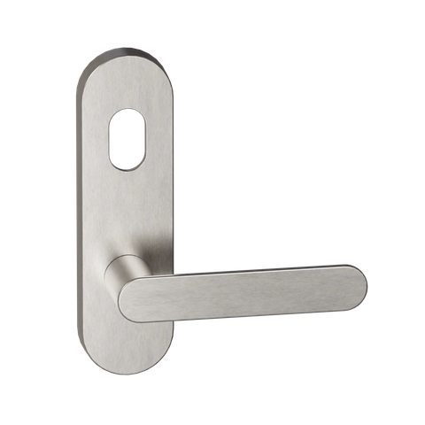 B7130 Oval Plate Lever #30 Cylinder/Concealed
