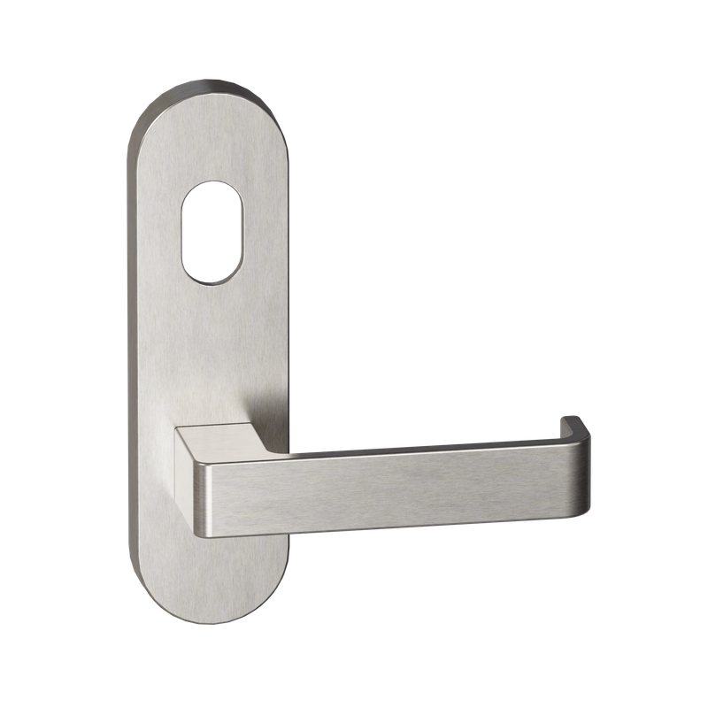 B7131 Oval Plate Lever #31 Cylinder/Concealed
