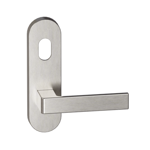 B7132 Oval Plate Lever #32 Cylinder/Concealed