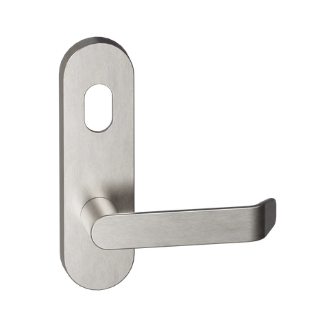 B7134 Oval Plate Lever #34 Cylinder/Concealed