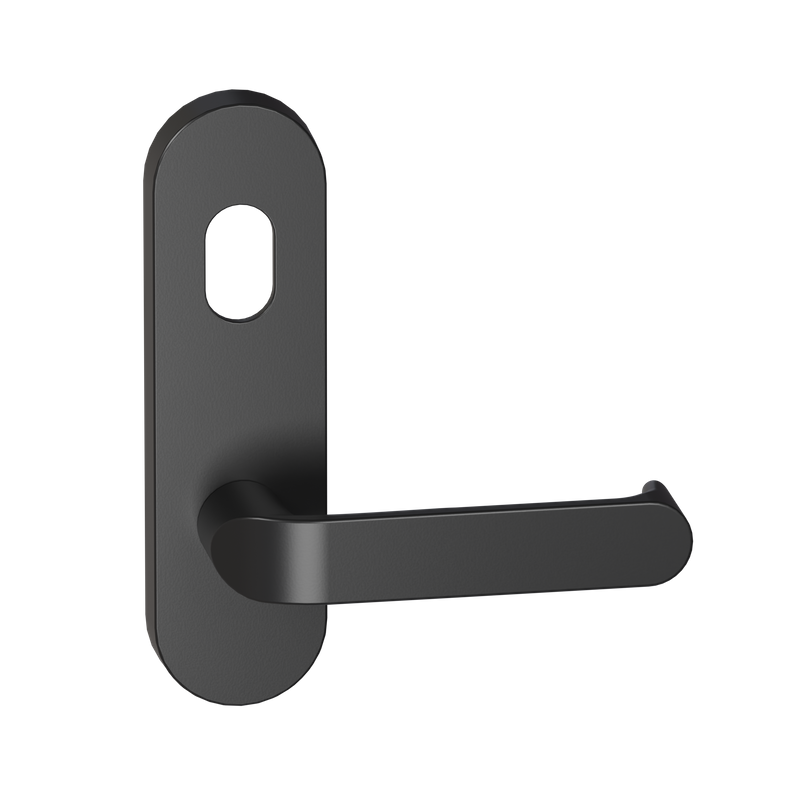 B7136 Oval Plate Lever #36 Cylinder/Concealed