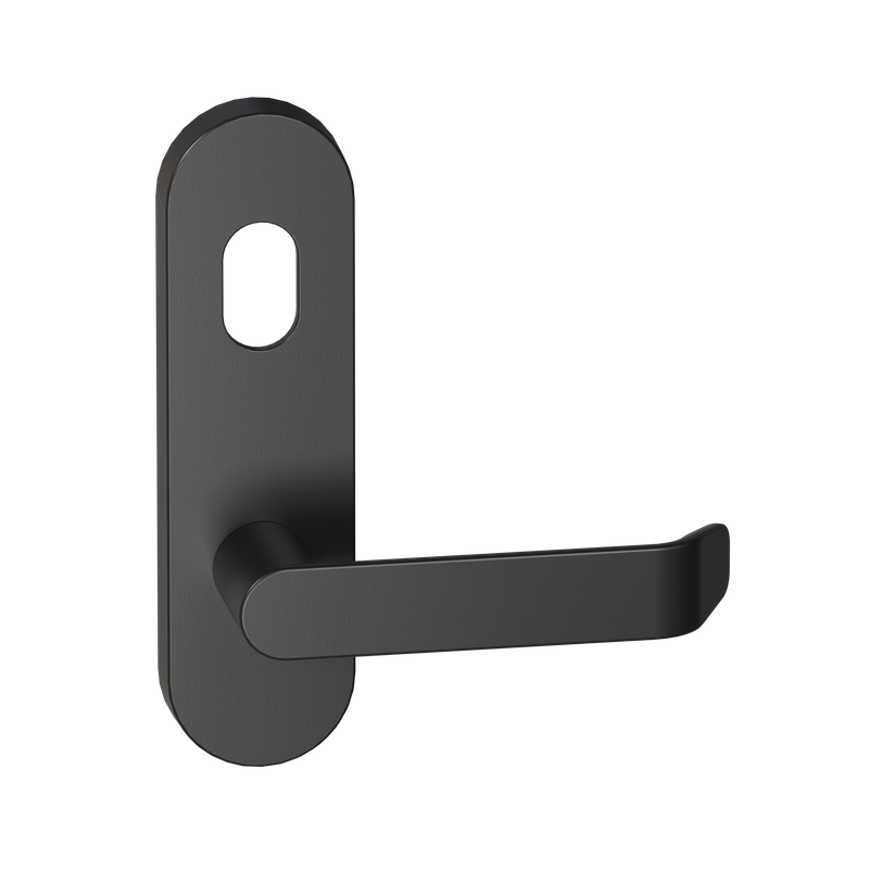 B7134 Oval Plate Lever #34 Cylinder/Concealed
