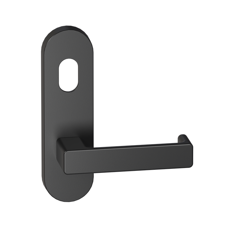 B7135 Oval Plate Lever #35 Cylinder/Concealed