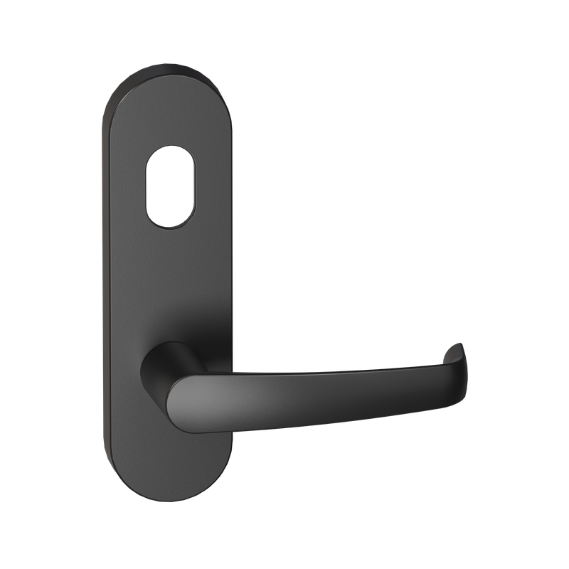 B7137 Oval Plate Lever #37 Cylinder/Concealed
