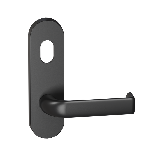 B7138 Oval Plate Lever #38 Cylinder/Concealed