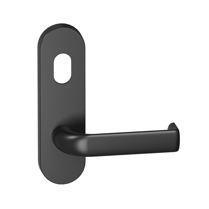 B7138 Oval Plate Lever #38 Cylinder/Concealed
