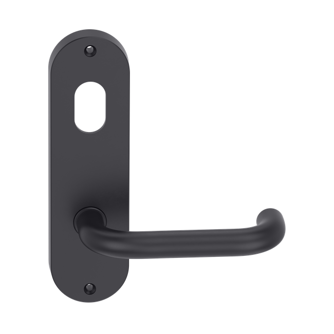 B7210 Oval Plate Lever #10 Cylinder/Visible