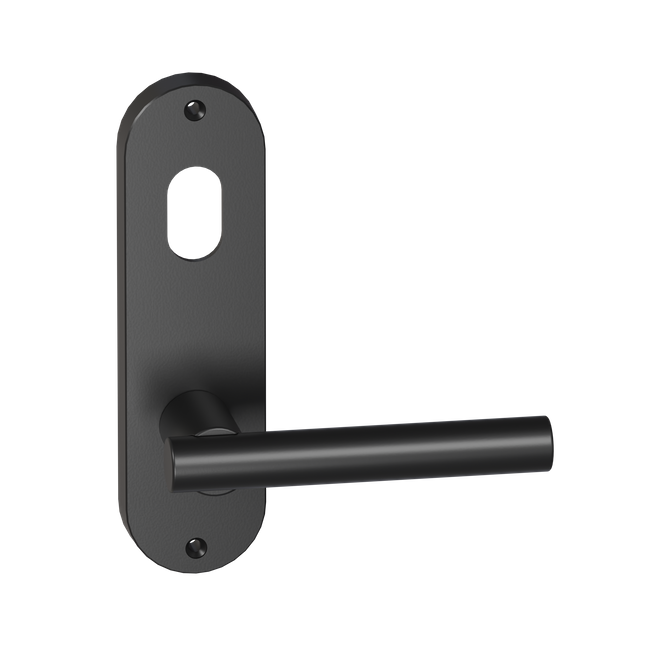 B7212 Oval Plate Lever #12 Cylinder/Visible