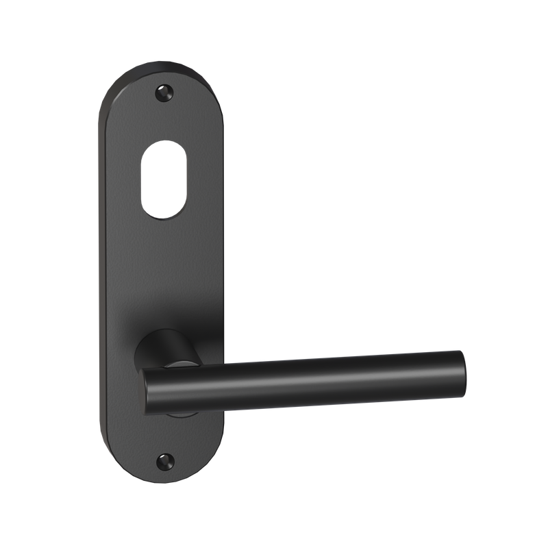 B7212 Oval Plate Lever #12 Cylinder/Visible