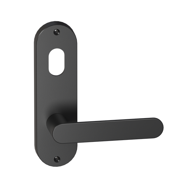B7230 Oval Plate Lever #30 Cylinder/Visible
