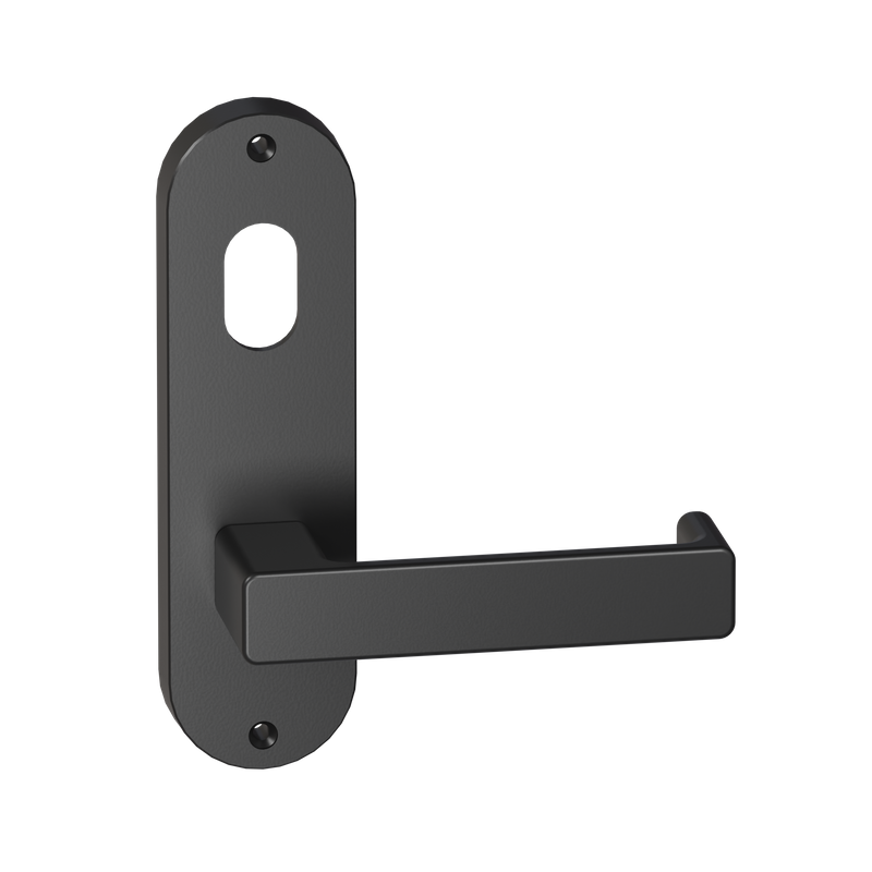 B7235 Oval Plate Lever #35 Cylinder/Visible