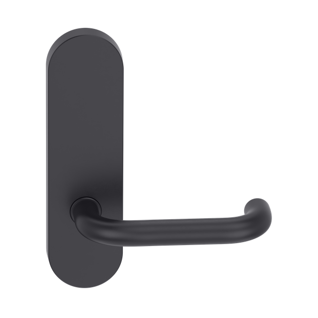 B7510 Oval Plate Lever #10 Plain/Concealed