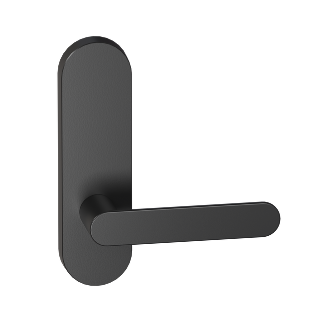 B7530 Oval Plate Lever #30 Plain/Concealed