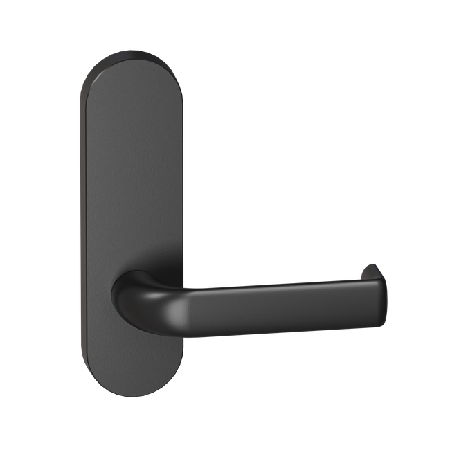 B7538 Oval Plate Lever #38 Plain/Concealed