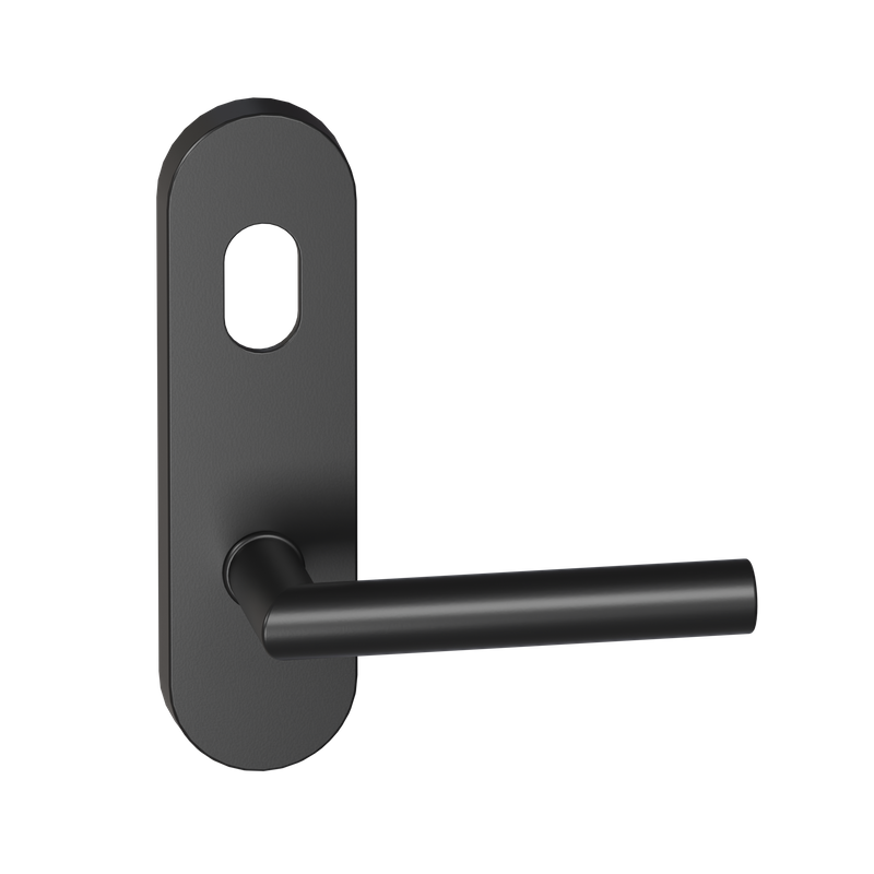 B7111 Oval Plate Lever #11 Cylinder/Concealed