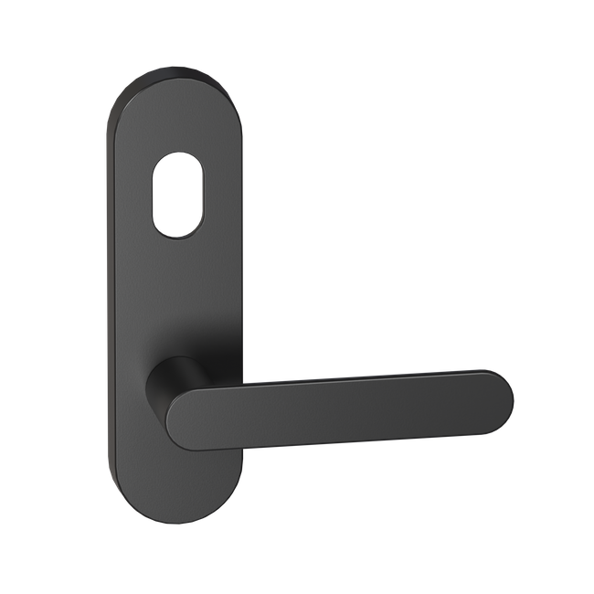 B7130 Oval Plate Lever #30 Cylinder/Concealed
