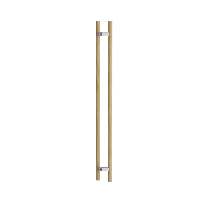 C3510 Round Section H-Pull Timber Handle Set - 1000 CTC 1200 OA