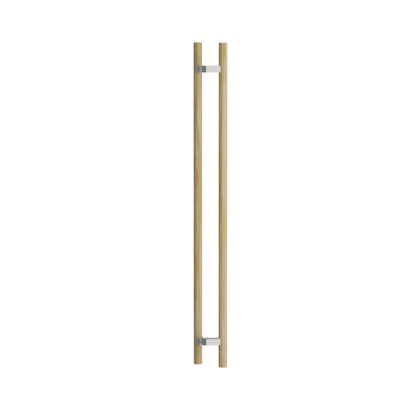 C3510 Round Section H-Pull Timber Handle Set - 1000 CTC 1200 OA